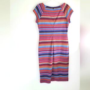 Eci Multi-color Stripe Dress bodycon